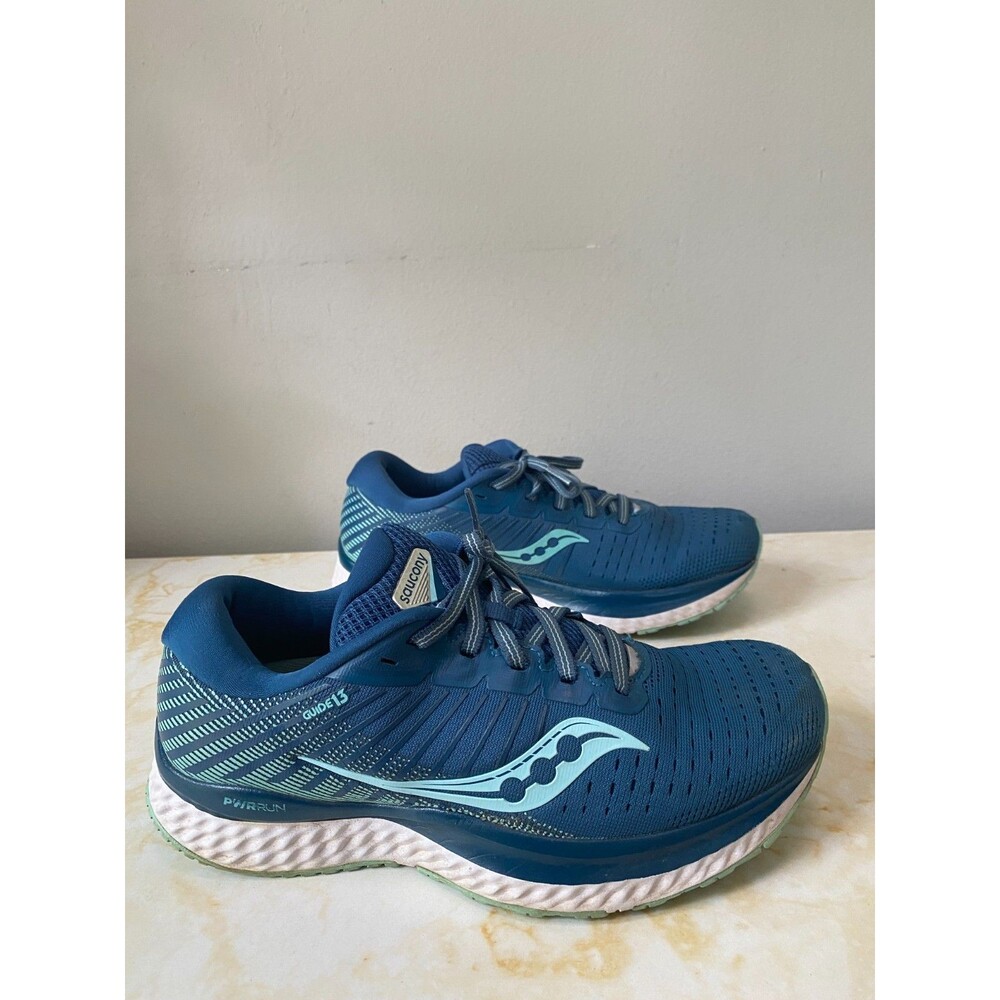 Saucony Womens Guide 13 S10548-25 Blue Running Shoes Sneakers Size 7